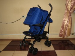 Прогулочная коляска-трость Neo-Life S 201 синяя