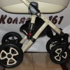 Adamex Gloria Eco 50 % кожаная детская коляска 2 в 1