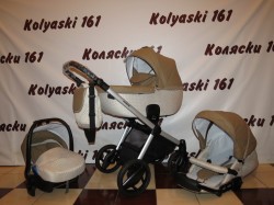 Junama Dimond детская коляска 3 в 1: люлька, прогулочный блок+авто-люлька